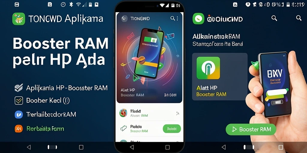 Antarmuka utama TONGWD untuk optimasi RAM yang sederhana.